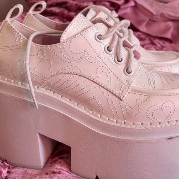 Sold Out Sugar Thrills GLAMOUR CIRCLE PLATFORM OXFORDS - Picture 4 of 5